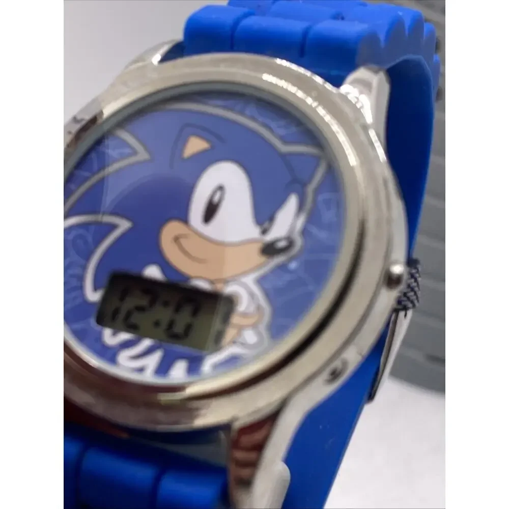 Sonic The Hedge Hog Spinning Watch Unisex New Battery